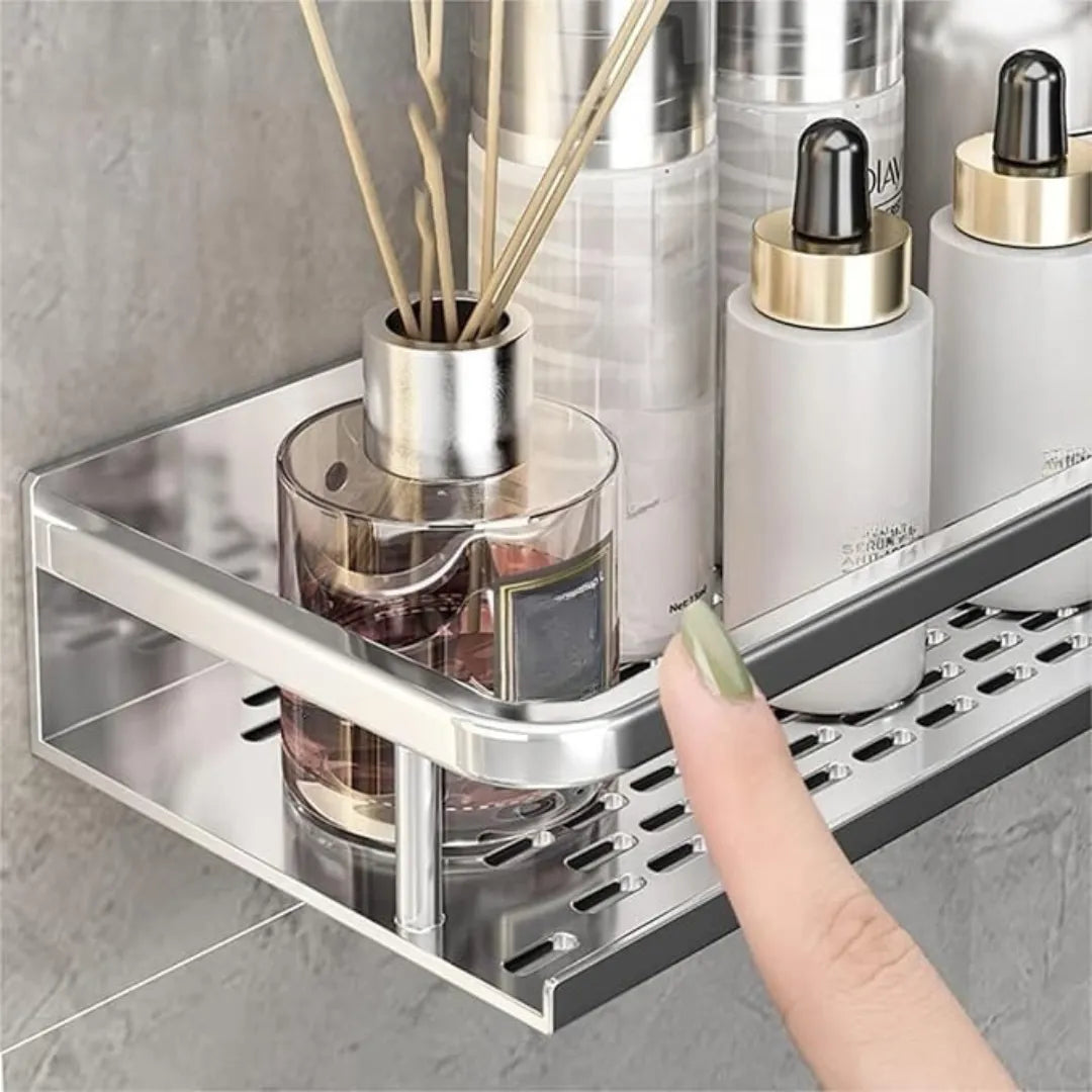 Estante fijo de baño de aluminio - Tazzi
