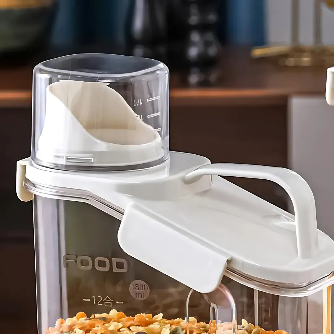 Premium Airtight Jar Kit with Measuring Cup - Tazzi