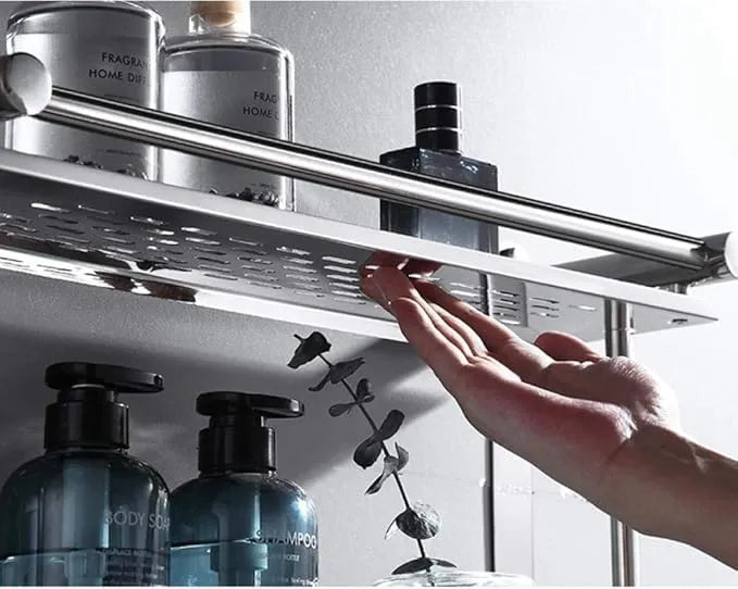 Estante fijo de baño de aluminio - Tazzi