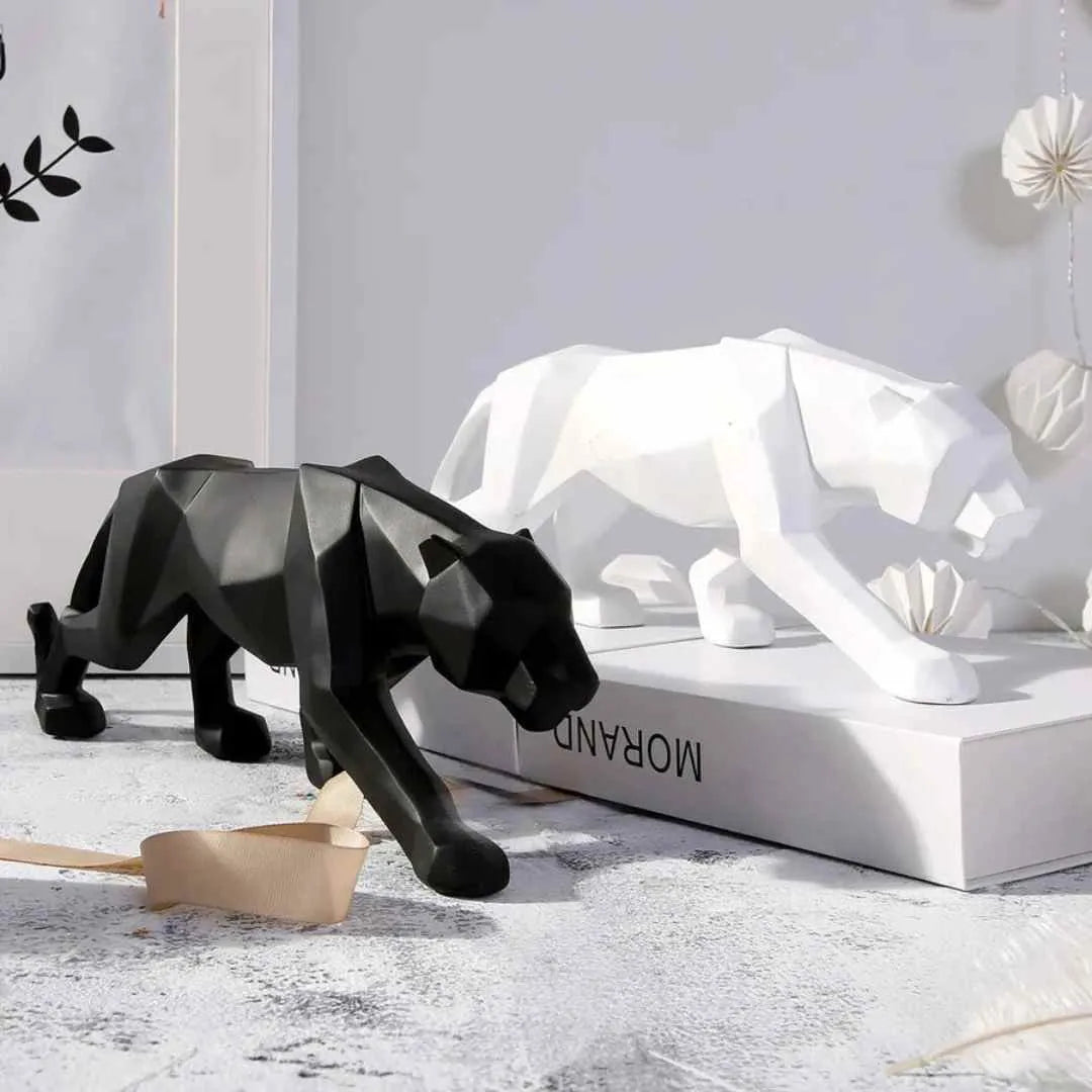 Estatua de leopardo de resina - Tazzi