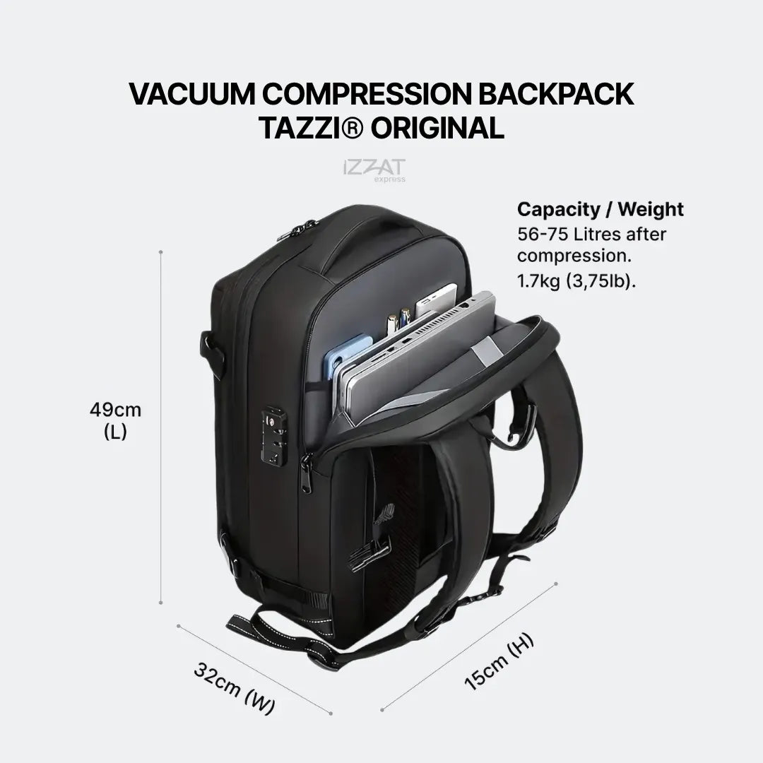 Vacuum Compression Backpack Tazzi