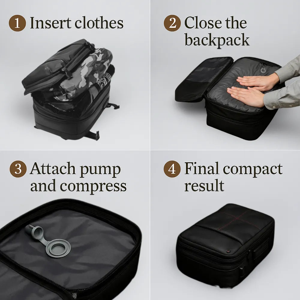 Vacuum Compression Backpack Tazzi
