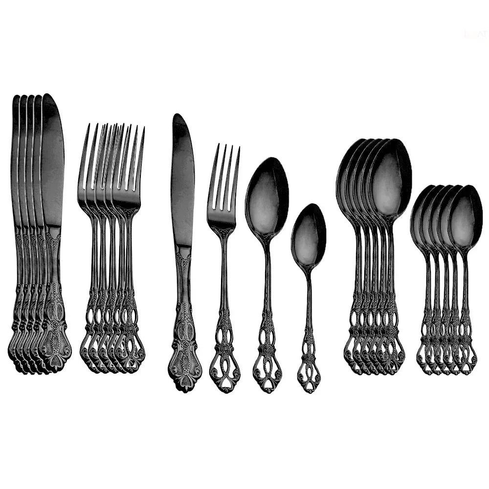 Conjunto de Talheres Europeu 24 PeçasConjunto de Talheres Europeu 24 Peças