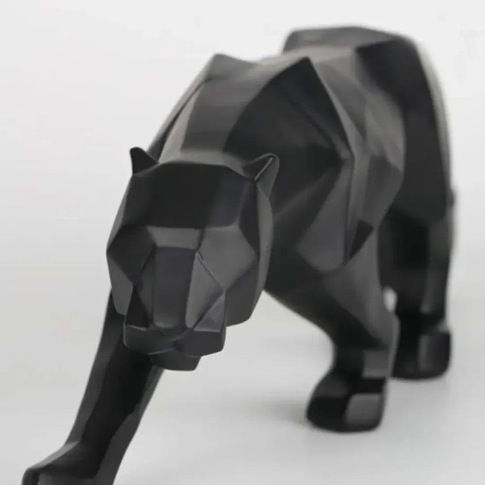 Estátua De Leopardo Em Resina - Tazzi