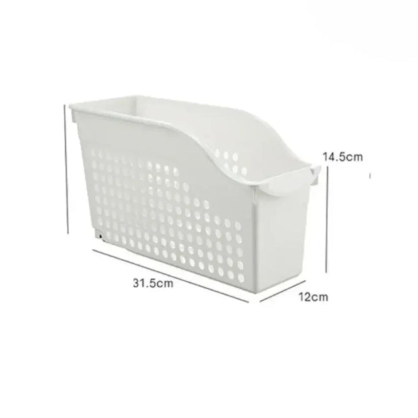 Organizador De Armário Multiuso Para Cozinha - Tazzi 12X31Cm Branco
