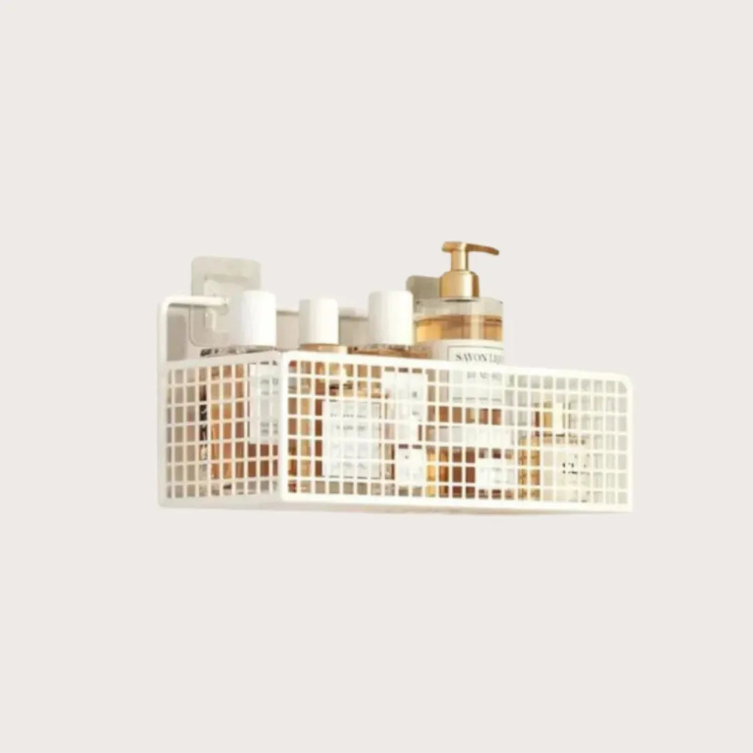 Estante de baño doble de aluminio - Tazzi