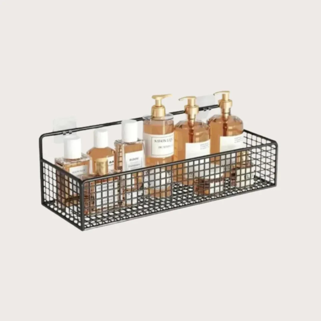Estante de baño doble de aluminio - Tazzi
