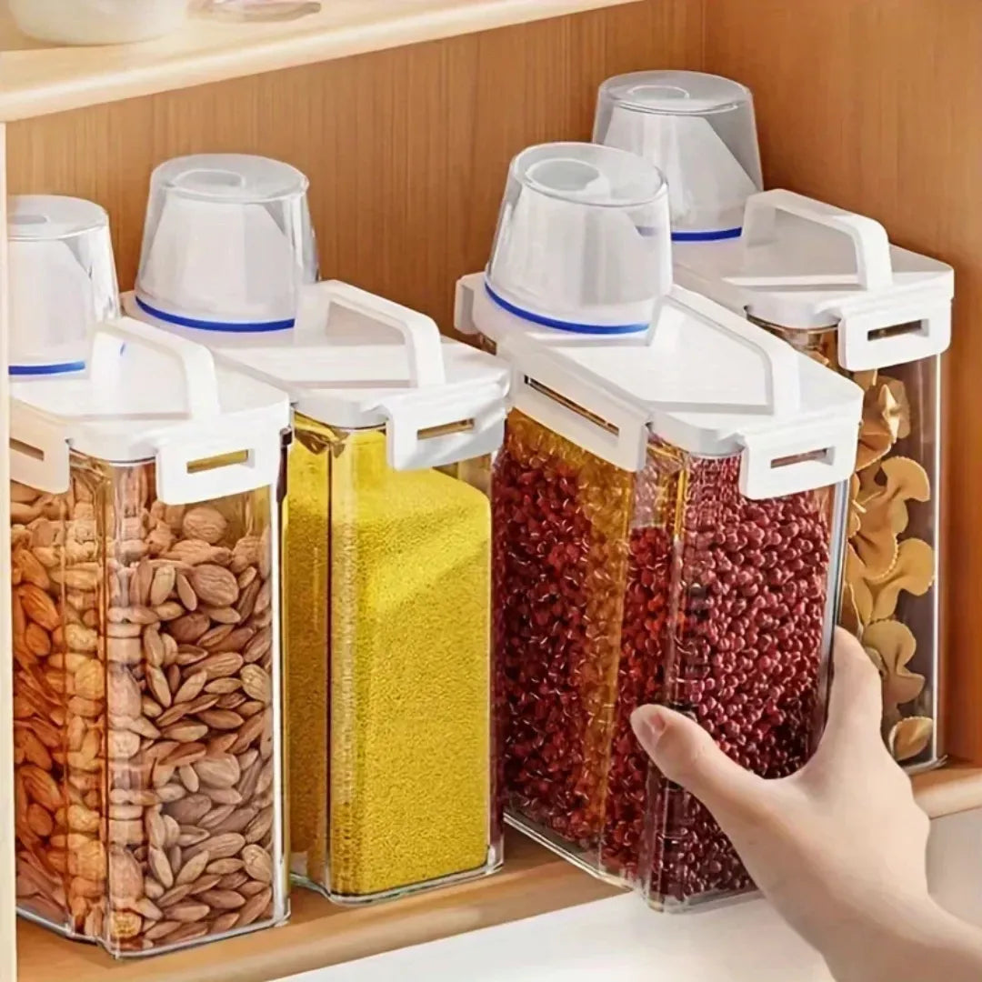Kit de tarro hermético multifuncional con taza medidora - Tazzi 