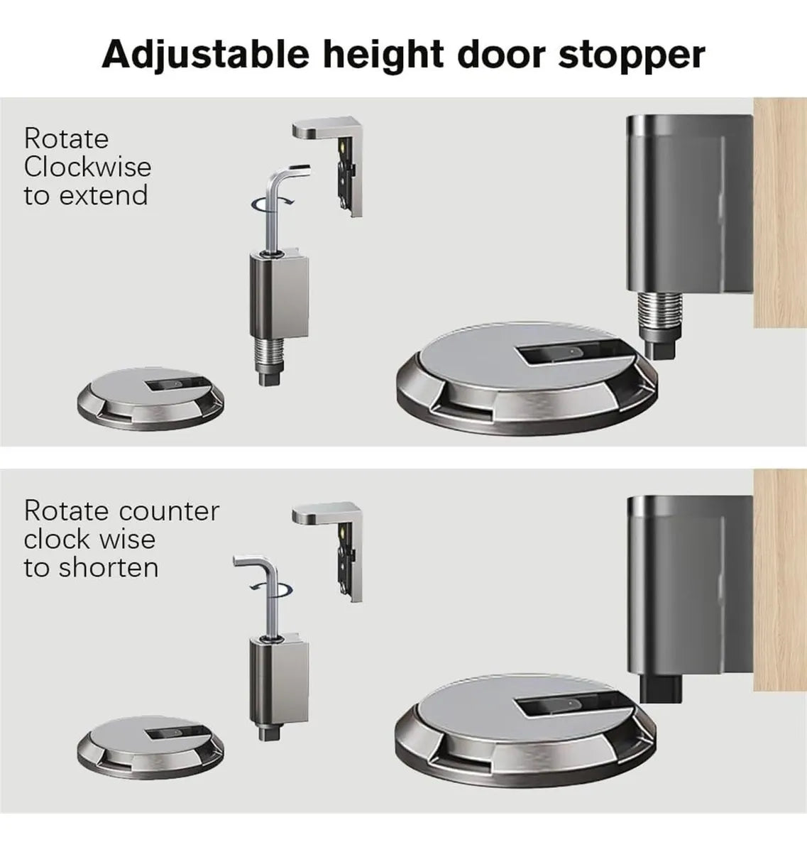Cerradura magnética para puerta - Tazzi 