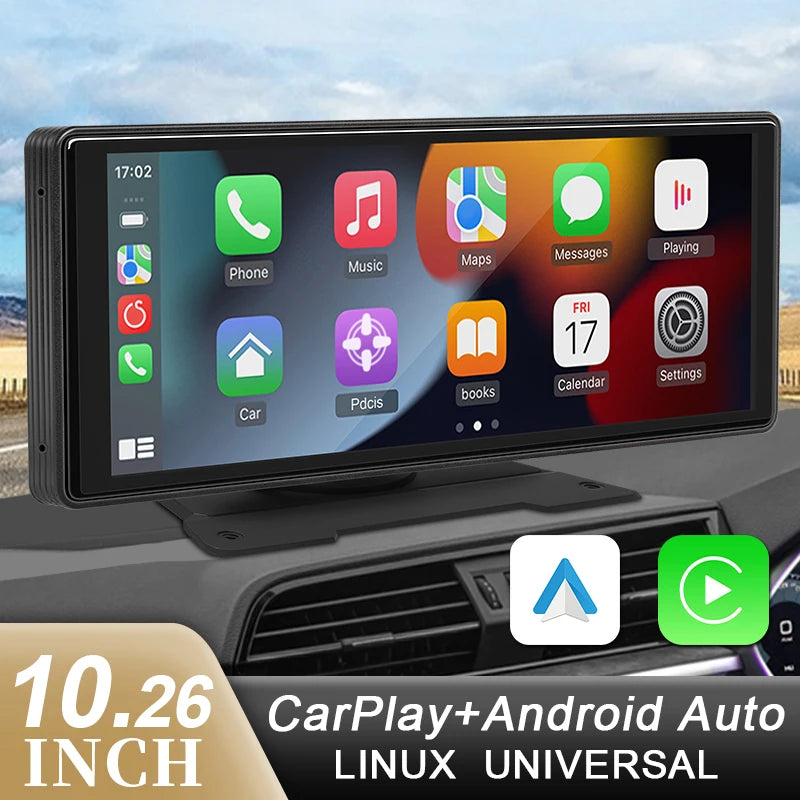 Tazzi SmartDrive 10.2” | Multimedia completo + CarPlay y Android Auto inalámbricos + Regalo 
