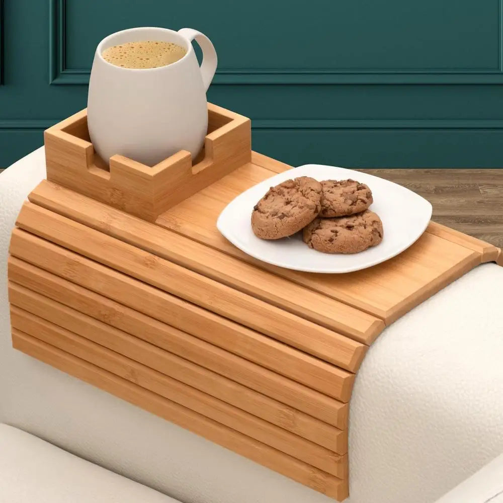 Bamboo Sofa Support Tray - Tazzi 